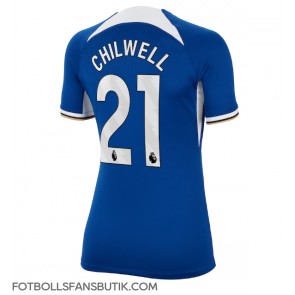 Chelsea Ben Chilwell #21 Replika Hemmatröja Damer 2023-24 Kortärmad